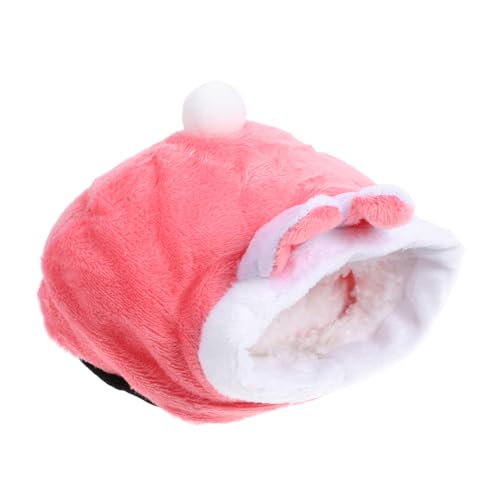 HAPINARY Hamster Schlafnest Für Winter Und Warmes Haustierbett Für Igel Und Kleine Tiere Niedliches Kaninchen-Design Einfach Zu Reinigen Vielseitig Einsetzbar von HAPINARY