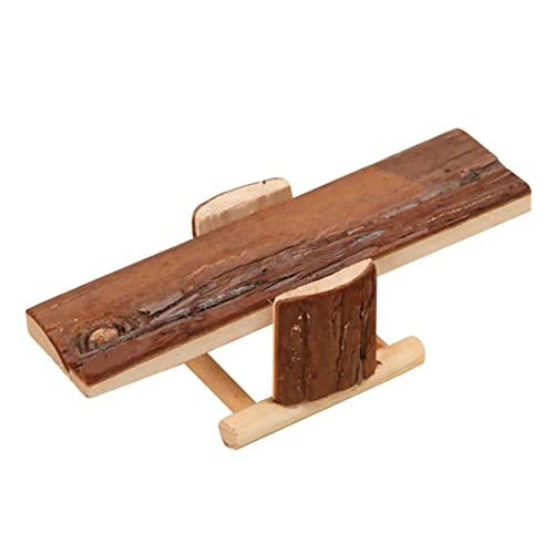 HAPINARY Hamster Holz Wippe Spielzeug Interaktive Kauspielzeug Brücke Für Kleine Haustiere Für Hamster Mäuse Zwerghamster Und Andere Nager Aus Natürlichem Holz Fördert Aktivität Und HAPINARY Hamster Holz Wippe Spielzeug Interaktive Kauspielzeug Brücke Für Kleine Haustiere Für Hamster Mäuse Zwerghamster Und Andere Nager Aus Natürlichem Holz Fördert Aktivität Und von HAPINARY