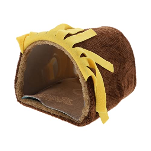 HAPINARY Hamster-tunnelnest Ratte Pet Play Tube Spielzeug Plüsch-Hamster-Tunnel Ruhespielzeug Für Kleine Tiere Schlaftunnel Spielen Hamsterversteck Hamsterbett Haustier Flanell Hamsterkäfig von HAPINARY