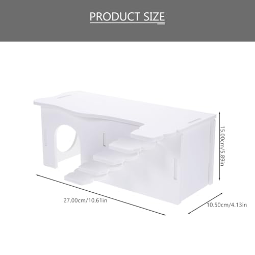 HAPINARY Hamsterhaus mit Leiter Langlebiges Nachhaltiges für Meerschweinchen und Hamster Multifunktionales Schlaf Spielhaus DIY Bemalbar Praktisches Versteckspielzeug HAPINARY Hamsterhaus mit Leiter Langlebiges Nachhaltiges für Meerschweinchen und Hamster Multifunktionales Schlaf Spielhaus DIY Bemalbar Praktisches Versteckspielzeug von HAPINARY