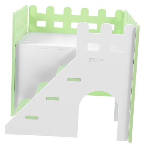 HAPINARY Hamsterhütte, Schlafhaus, Kleintier Hamsterhäuser, Verstecke, Kleintierversteck, Meerschweinchen Loft, Käfig, Ratten, Kletter Und Spielhütte, Versteck, Zartes Hamsterversteck, von HAPINARY