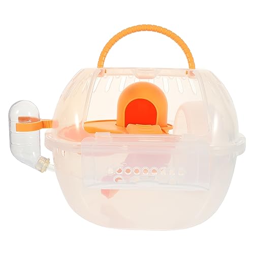 HAPINARY Transportkäfig Für Kleine Haustiere Transparentes Design Hamsterkäfig Mit Griff Leicht Tragbar Für Reisen Spaziergänge Und Ausflüge Mit Belüftung Für Optimalen Genuss HAPINARY Transportkäfig Für Kleine Haustiere Transparentes Design Hamsterkäfig Mit Griff Leicht Tragbar Für Reisen Spaziergänge Und Ausflüge Mit Belüftung Für Optimalen Genuss von HAPINARY