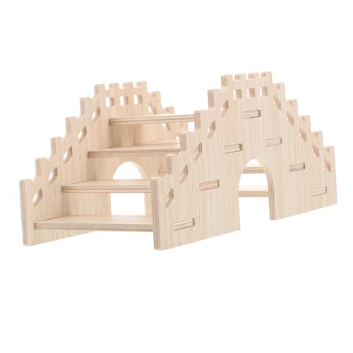 HAPINARY Kleintier Spielzeug Aus Holz Hamster Kletterleiter Natürliche Treppe Für Käfige Sicher Und Praktisch Spielen Und Klettern Für Kleine Tiere HAPINARY Kleintier Spielzeug Aus Holz Hamster Kletterleiter Natürliche Treppe Für Käfige Sicher Und Praktisch Spielen Und Klettern Für Kleine Tiere von HAPINARY