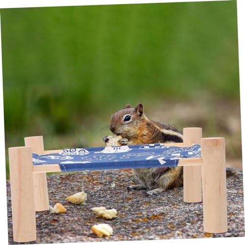 HAPINARY Haustier Hamster Bett Baumwolle Holz Weich Bequem Schlafplatz Spielplatz Für Kleine Tiere HAPINARY Haustier Hamster Bett Baumwolle Holz Weich Bequem Schlafplatz Spielplatz Für Kleine Tiere von HAPINARY