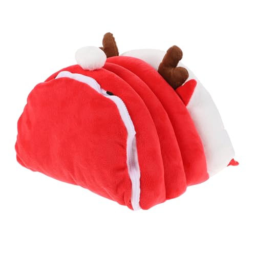 HAPINARY Winter Hamster Nest Warmes Und Gemütliches Schlafhaus Für Hamster Chinchillas Und Kleintiere Weihnachtsdesign Extra Dicke Für Kälte Für Tierbedarf von HAPINARY