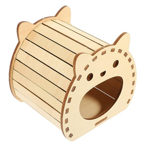 HAPINARY Hamster Haus Aus Holz DIY Hamsternest Kleines Versteck Für Hamster Schlafhaus Tierbedarf Hamsterversteck Zum Selbstaufbau Beißnest Hamsterspielzeug Für Hamsterkäfige HAPINARY Hamster Haus Aus Holz DIY Hamsternest Kleines Versteck Für Hamster Schlafhaus Tierbedarf Hamsterversteck Zum Selbstaufbau Beißnest Hamsterspielzeug Für Hamsterkäfige von HAPINARY