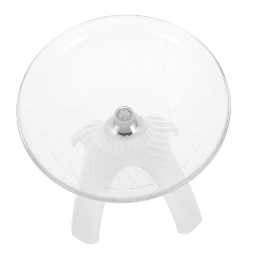 HAPINARY Laufrad für Zwerghamster Geräuscharmes Design Bewegungsspielzeug für Chinchillas und Rennmäuse Abs-Material Weiß HAPINARY Laufrad für Zwerghamster Geräuscharmes Design Bewegungsspielzeug für Chinchillas und Rennmäuse Abs-Material Weiß von HAPINARY
