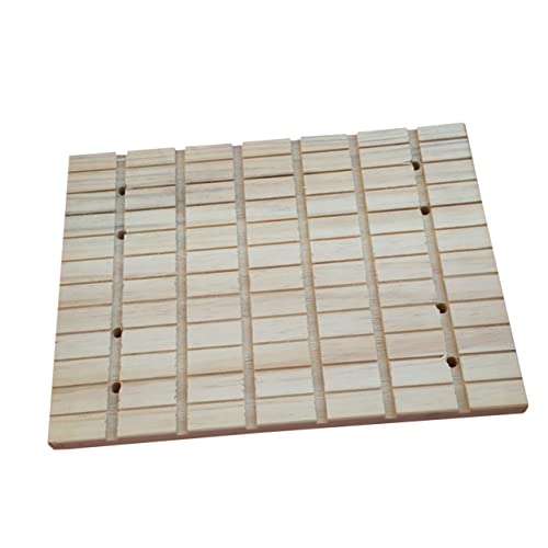 HAPINARY Kratzbrett aus Holz mit Krallen -Haustierspielzeug für Kleintiere natürliche Rillen HAPINARY Kratzbrett aus Holz mit Krallen -Haustierspielzeug für Kleintiere natürliche Rillen von HAPINARY