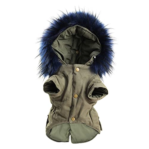 HAPINARY Warmer Hunde-Hoodie Aus Baumwolle Für Hunde Hundemäntel Warmer Welpenmantel Haustierkostüm Für Kalte Tage HAPINARY Warmer Hunde-Hoodie Aus Baumwolle Für Hunde Hundemäntel Warmer Welpenmantel Haustierkostüm Für Kalte Tage von HAPINARY