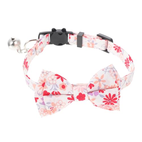HAPINARY Verstellbares Katzenhalsband Mit Dekorativem Schleifen-Design Sicherer Und Hautfreundlicher Cat Safety Collar Für Feste Und Fotoshootings von HAPINARY