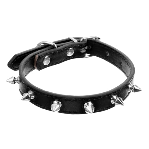 HAPINARY Haustier Nieten Für Welpen, Mit Spikes, Für Welpen, Hunde Und Katzen, Verstellbar, Breit, Mit Spikes, Für Kleine Hunde HAPINARY Haustier Nieten Für Welpen, Mit Spikes, Für Welpen, Hunde Und Katzen, Verstellbar, Breit, Mit Spikes, Für Kleine Hunde von HAPINARY