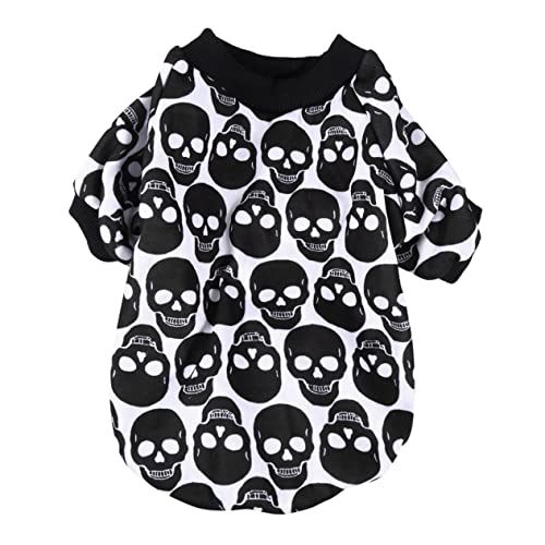 HAPINARY Halloween-kostüm Für Haustier Skelett-Hoodie Haustierkleidung Warm Für Partys Und Bars Aus Reiner Baumwolle HAPINARY Halloween-kostüm Für Haustier Skelett-Hoodie Haustierkleidung Warm Für Partys Und Bars Aus Reiner Baumwolle von HAPINARY