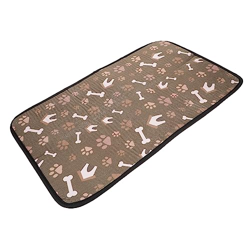 HAPINARY Haustier Tischset Welpen Futtermatte Hundematte Füttern Hundenapf Matte Hundenapf Bodenmatte Haushalts Tischset Futtermatte Fütterungszubehör Hundefutter von HAPINARY