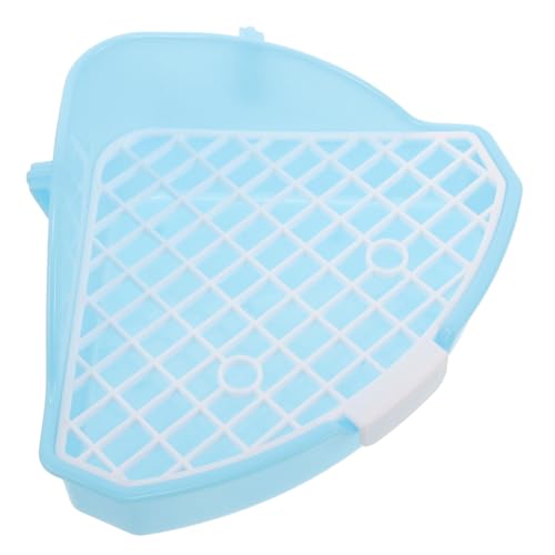 HAPINARY Eck-Toilette Für Kleintiere Triangular Litter Pan Für Kaninchen Meerschweinchen Hamster Auslaufsichere Geräumige Und Platzsparende Haustiertoilette Hochwertiger Kunststoff Für von HAPINARY