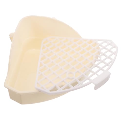 HAPINARY Haustier-Urinal-töpfchen Dreieckige Katzentoilette Aus Kunststoff Für Kleintiere Eckenfreundliches Design Für Chinchillas HAPINARY Haustier-Urinal-töpfchen Dreieckige Katzentoilette Aus Kunststoff Für Kleintiere Eckenfreundliches Design Für Chinchillas von HAPINARY