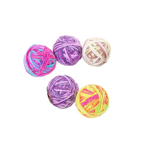HAPINARY 5Stücke Katzenspielzeug Interaktives Kätzchen Spielzeug Bunte Spielbälle für Katzen Fördert Spiel und Bewegung Haustier Spielzeug für Aktives Spielen und Training HAPINARY 5Stücke Katzenspielzeug Interaktives Kätzchen Spielzeug Bunte Spielbälle für Katzen Fördert Spiel und Bewegung Haustier Spielzeug für Aktives Spielen und Training von HAPINARY