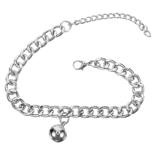 HAPINARY Katzenhalsband Aus Metall Mit Glöckchen Halskette Aus Aluminiumlegierung Für Haustiere Kätzchen Welpen Zubehör Dekorativ Verstellbare Größe HAPINARY Katzenhalsband Aus Metall Mit Glöckchen Halskette Aus Aluminiumlegierung Für Haustiere Kätzchen Welpen Zubehör Dekorativ Verstellbare Größe von HAPINARY