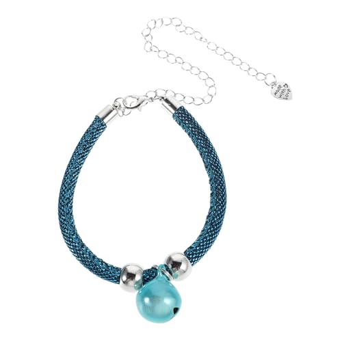 HAPINARY Haustierhalsband mit Glöckchen Sicherheitsverschluss für Katzen und Kleine Verstellbare Kette Zubehör für Kätzchen und Welpen Modisches Design von HAPINARY