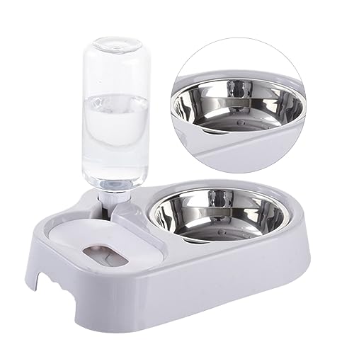 HAPINARY Sicheres und stabiles Futter- und Wassernapf-Set für Haustiere Futternapf für Katzen und Hunde Wasserspender Grau HAPINARY Sicheres und stabiles Futter- und Wassernapf-Set für Haustiere Futternapf für Katzen und Hunde Wasserspender Grau von HAPINARY