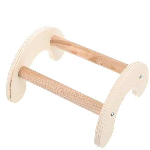 HAPINARY Holz Vogelstange Stand Für Papageien Vogelkäfig Zubehör Sittich Barsch Stehstange Trainingsständer Hühnerstangenständer Vogel Spielzeug von HAPINARY