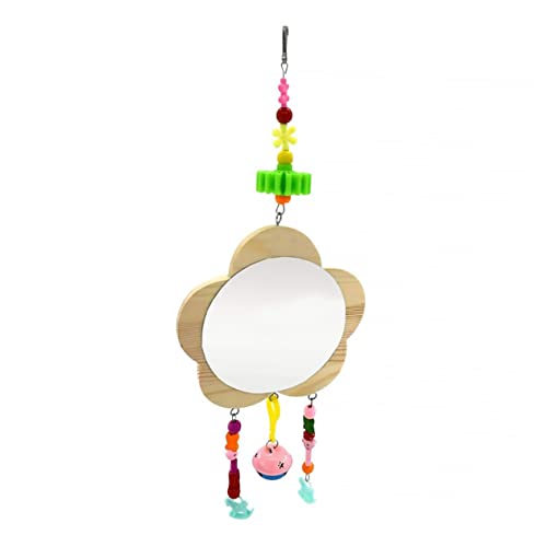 HAPINARY Haustier Henne Hahn Spiegel Spielzeug Holz Hängendes Ornament für körperliche Aktivität HAPINARY Haustier Henne Hahn Spiegel Spielzeug Holz Hängendes Ornament für körperliche Aktivität von HAPINARY