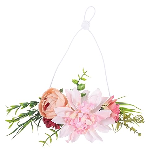 HAPINARY Blumenkranz Haustier Kopfbedeckung Hund Katze Stirnband Stilvolle Hundehalsband Haustier Hochzeit für Welpen C Muster HAPINARY Blumenkranz Haustier Kopfbedeckung Hund Katze Stirnband Stilvolle Hundehalsband Haustier Hochzeit für Welpen C Muster von HAPINARY