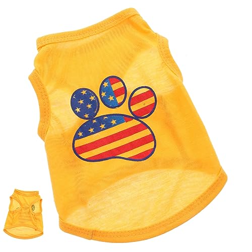 HAPINARY Hundeweste Für Kleine Hunde Bequeme Haustierkleidung Sommer-t-Shirt Aus Baumwolle Für Reisen Und Partys von HAPINARY