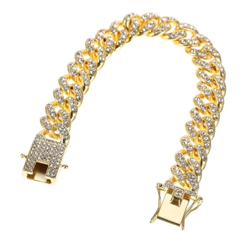 HAPINARY Hundeleinenhalsband hundegurt hundelaufband Dog Collars hundehalstuch hundehalskrause Hund Kette Welpe hundehalsband verbinden Halsschmuck für Hunde Zinklegierung Golden HAPINARY Hundeleinenhalsband hundegurt hundelaufband Dog Collars hundehalstuch hundehalskrause Hund Kette Welpe hundehalsband verbinden Halsschmuck für Hunde Zinklegierung Golden von HAPINARY