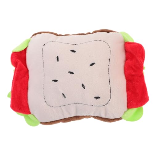 HAPINARY Hundekauspielzeug Sandwichform Quietschend Interaktiv Welpen Training Outdoor Beißspielzeug Kauspielzeug Haustier von HAPINARY