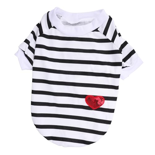 HAPINARY Hundeshirt Sommer-strandshirt Atmungsaktives T-Shirt Kleidung Für Welpen Hunde Und Katzen Haustiershirts Waschbare Haustierkleidung von HAPINARY