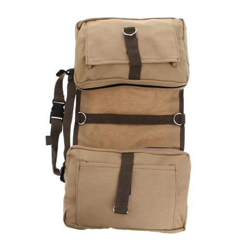 HAPINARY Khakifarbene Canvas-satteltasche Für Hund Mit Reißverschluss Und Druckknopf Für Hundefutter Erste-Hilfe Hundespielzeug Multifunktional Für Wanderungen Camping Und HAPINARY Khakifarbene Canvas-satteltasche Für Hund Mit Reißverschluss Und Druckknopf Für Hundefutter Erste-Hilfe Hundespielzeug Multifunktional Für Wanderungen Camping Und von HAPINARY