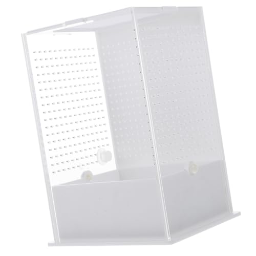 HAPINARY Insekten Futterbox aus Transparente Terrarium Zuchtbox für Reptilien Atmungsaktives Design Professionelle Habitat Lösung für Kriechtiere und Insekten von HAPINARY