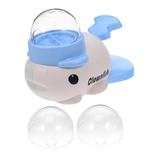 HAPINARY Interaktiver Hundespielzeug Leckerli Spender Wal Design mit Druck und Drehmechanismus Fördert Gesundes Fressen Mentales Training Tragbar für Welpen und Erwachsene Hunde von HAPINARY