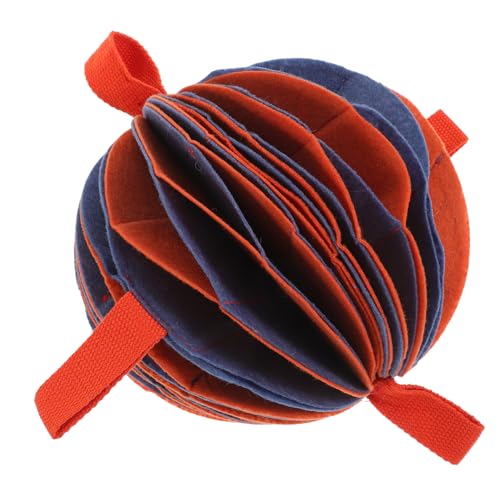 HAPINARY Interaktives Hundespielzeug Snuffle Ball zum Langsamen Füttern Robustes Futterspielzeug für Welpen und Hunde Waschbarer Wiederverwendbarer Trainingsball mit Verstecktem Futter HAPINARY Interaktives Hundespielzeug Snuffle Ball zum Langsamen Füttern Robustes Futterspielzeug für Welpen und Hunde Waschbarer Wiederverwendbarer Trainingsball mit Verstecktem Futter von HAPINARY