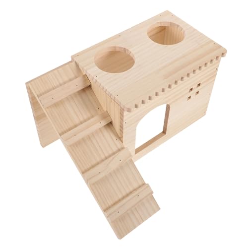 HAPINARY Hamsterversteck Aus Holz Mit Leiter Hamsterspielplatz Hamsternest Holzhaus Für Kleintiere Zum Schlafen Und Spielen HAPINARY Hamsterversteck Aus Holz Mit Leiter Hamsterspielplatz Hamsternest Holzhaus Für Kleintiere Zum Schlafen Und Spielen von HAPINARY