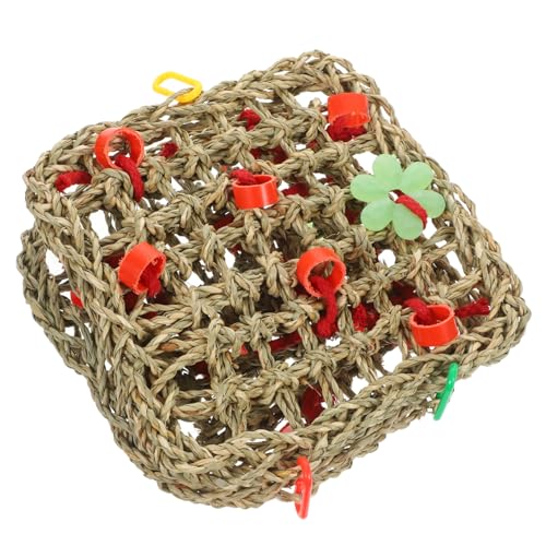 HAPINARY Pet Hanging Swing Net Für Kleintiere Doppellagiges Kletternetz Für Kaninchen Vögel Und Nager Sicheres Spielzeug Rattan Für Klettern Und Farbe Zufällig HAPINARY Pet Hanging Swing Net Für Kleintiere Doppellagiges Kletternetz Für Kaninchen Vögel Und Nager Sicheres Spielzeug Rattan Für Klettern Und Farbe Zufällig von HAPINARY