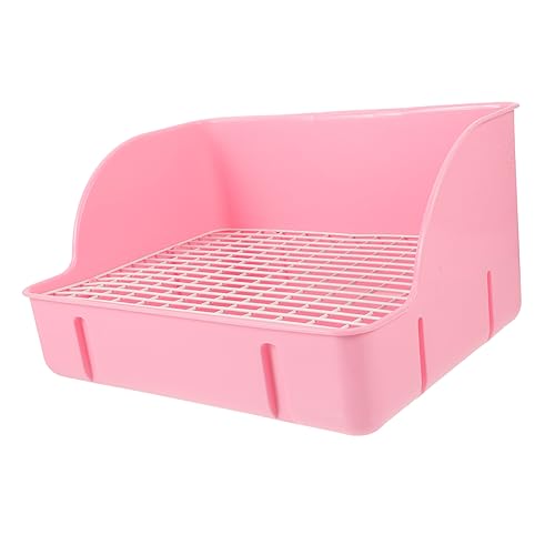 HAPINARY Selbstreinigende Katzentoilette Alternative Haustiertoilette Für Meerschweinchen Kleintiere Eckdesign von HAPINARY