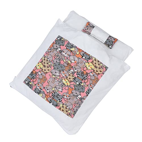 HAPINARY Langlebiges Haustierbett für den Winter warm Katzenhaus Schlafsack abnehmbar waschbar Haustiernest für Katzen und Hunde Cartoon-Muster HAPINARY Langlebiges Haustierbett für den Winter warm Katzenhaus Schlafsack abnehmbar waschbar Haustiernest für Katzen und Hunde Cartoon-Muster von HAPINARY