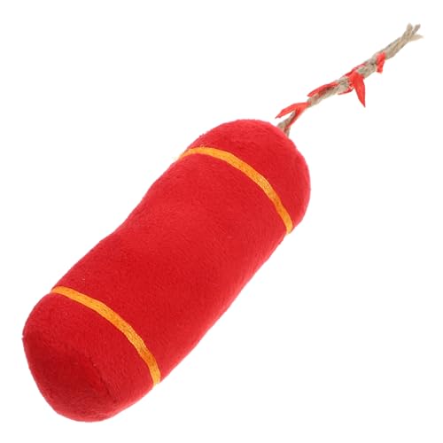 HAPINARY Kätzchen-Beißspielzeug für Hauskatzen rotes Plüsch-Katzenminzenspielzeug Packung mit bissfestem Kauspielzeug HAPINARY Kätzchen-Beißspielzeug für Hauskatzen rotes Plüsch-Katzenminzenspielzeug Packung mit bissfestem Kauspielzeug von HAPINARY
