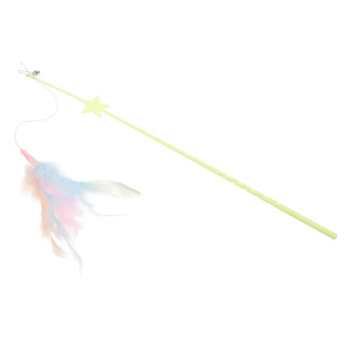 HAPINARY Katzenspielzeug Federstab Interaktive Angel Für Kätzchen Spielzeug Mit Feder Katzenangel Hängespielzeug Für Katzen Neck-zauberstab HAPINARY Katzenspielzeug Federstab Interaktive Angel Für Kätzchen Spielzeug Mit Feder Katzenangel Hängespielzeug Für Katzen Neck-zauberstab von HAPINARY