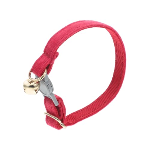 HAPINARY Katzenhalsband Mit Glöckchen Und Id-Tag Schnellverschluss Verstellbar Sicherheitsgewebe Für Haustiere von HAPINARY