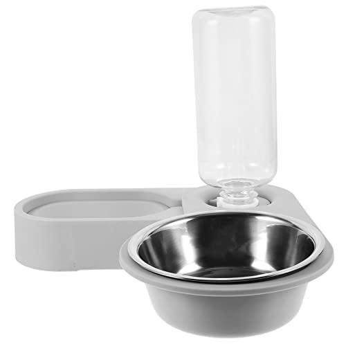 HAPINARY Katzennapf Aus Edelstahl Wasserspender Automatischer Futternapf Einfach Zu Bedienen Für Katzen Und Hunde von HAPINARY