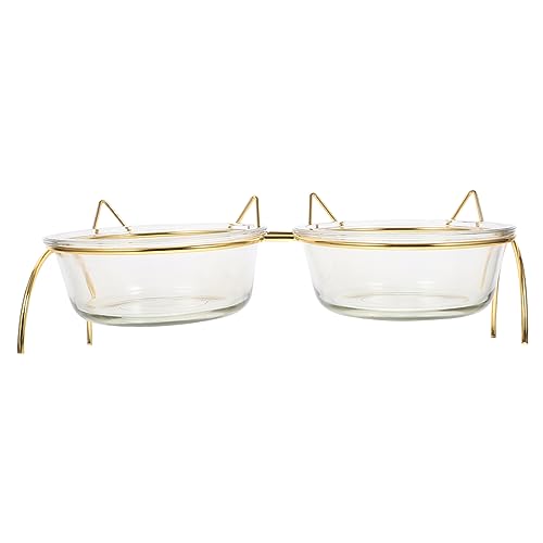 HAPINARY Napf Futterspender Aus Glas Futternapf Stelzen Neigungswinkel Für Katzen HAPINARY Napf Futterspender Aus Glas Futternapf Stelzen Neigungswinkel Für Katzen von HAPINARY