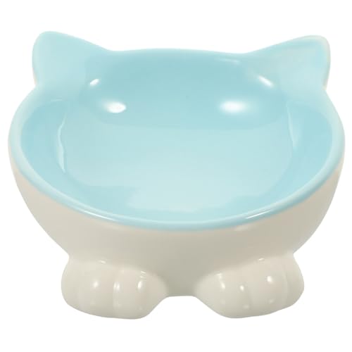 HAPINARY Keramik-katzenfutternapf Erhöhtes Design Auslaufsicher Katzenwassernapf Haustierfütterungswerkzeug Leopard HAPINARY Keramik-katzenfutternapf Erhöhtes Design Auslaufsicher Katzenwassernapf Haustierfütterungswerkzeug Leopard von HAPINARY