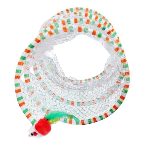 HAPINARY Indoor-Katzentunnelspielzeug Tunnelspielzeug Für Katzen Gefalteter Katzentunnel Frühlingskatze Interaktives Rohrspielzeug Kätzchenspielzeug Haustier Katzenversteck HAPINARY Indoor-Katzentunnelspielzeug Tunnelspielzeug Für Katzen Gefalteter Katzentunnel Frühlingskatze Interaktives Rohrspielzeug Kätzchenspielzeug Haustier Katzenversteck von HAPINARY