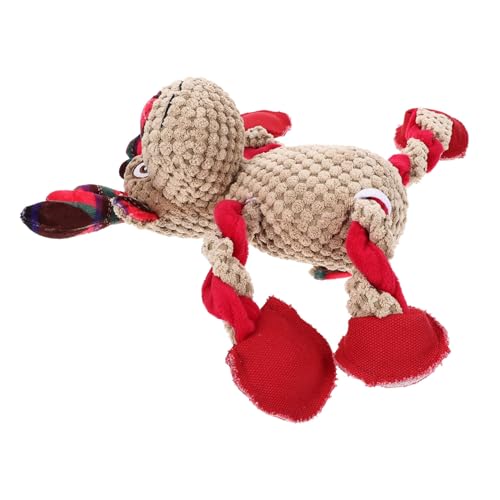 HAPINARY Hundespielzeug Mit Weihnachtsmotiv Quietschendes Rentier-kauspielzeug Für Hunde Weiches Plüschmaterial Interaktives Kauspielzeug Heimtierbedarf Dekoratives Beißspielzeug HAPINARY Hundespielzeug Mit Weihnachtsmotiv Quietschendes Rentier-kauspielzeug Für Hunde Weiches Plüschmaterial Interaktives Kauspielzeug Heimtierbedarf Dekoratives Beißspielzeug von HAPINARY