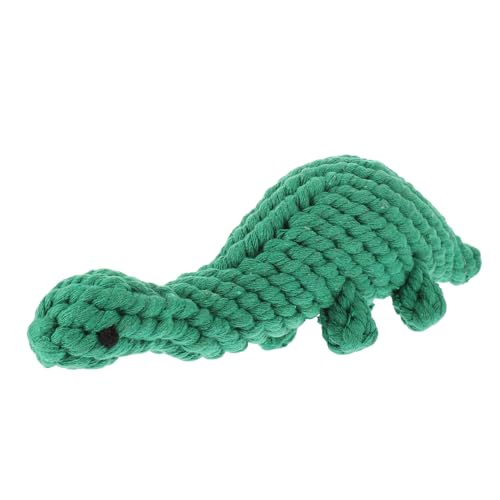 HAPINARY Dinosaurierformiges Baumwollseil-hundebackenzahnspielzeug Hundekauspielzeug Robustes Haustier-beißspielzeug Leicht Zu Reinigendes Kauspielzeug Für Große Mittelgroße Und Kleine von HAPINARY