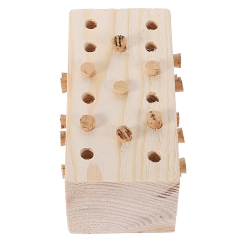 HAPINARY Holzblock-Spielzeug Für Papageien Vogel-kauspielzeug Holz-beißspielzeug Für Vögel Kreatives Design Mit Ausgezeichneter Textur von HAPINARY