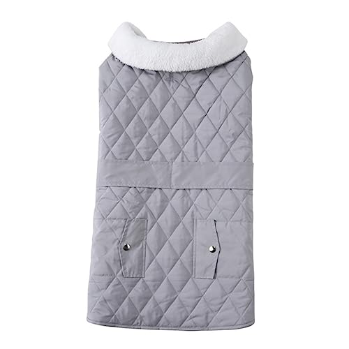 HAPINARY Hundekleidung Bequemer Wintermantel für Hunde Stilvolles Haustier-Outfit Kältefestes Haustierkostüm DZ234 Grau M HAPINARY Hundekleidung Bequemer Wintermantel für Hunde Stilvolles Haustier-Outfit Kältefestes Haustierkostüm DZ234 Grau M von HAPINARY