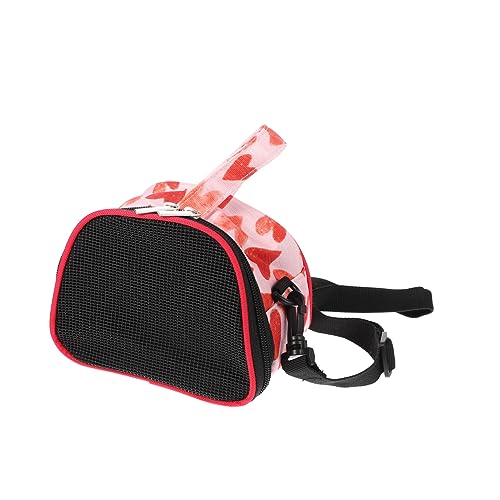 HAPINARY Kleine Haustier Tragetasche Atmungsaktive Oxford für Hamster und Tragbar mit Schultergurt für Outdoor Reisen und Transport von Kleintieren Zipper Design für Einfachen Zugang von HAPINARY
